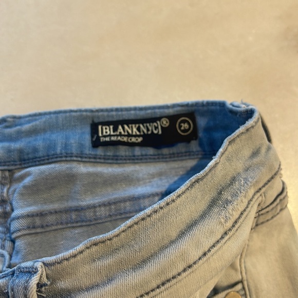 Blank NYC the Reade Crop jeans. Sz 26 - Picture 3 of 8